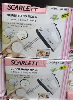 Scarlett Hand Mixer 7 Speed