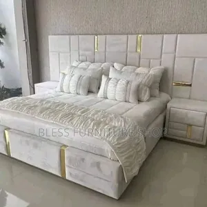 Luxury Queen Size Bed Frame With Side Drawers