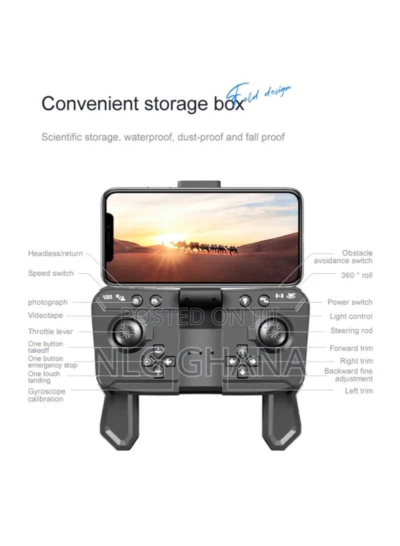 S160 2.4G Folding Aircraft Four-Sided Obstacle Avoidance Sin