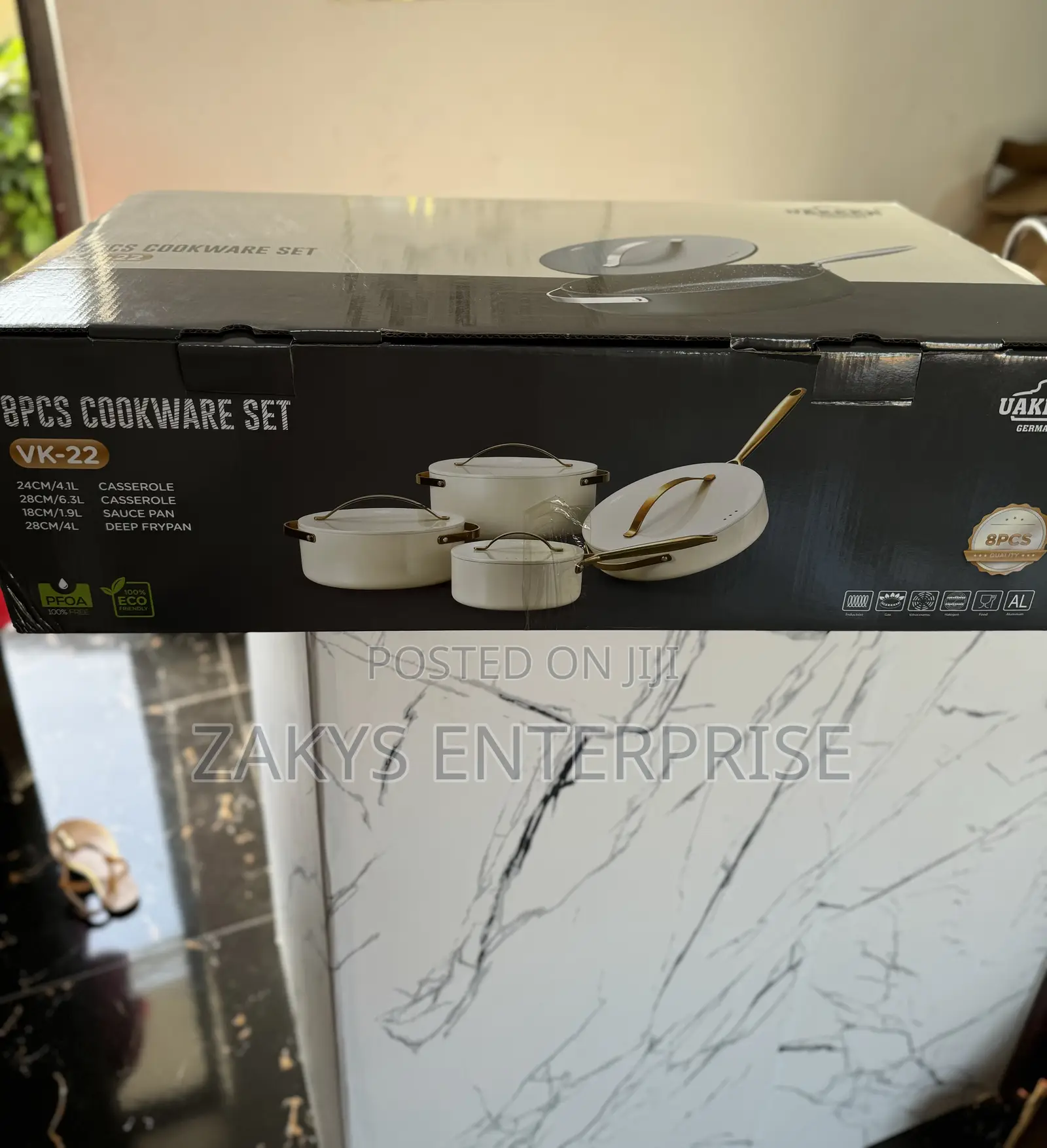 High Quality Ceramic Cookware 8pcs