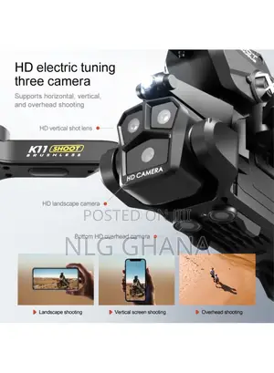 XKJ MAX Aerial Photo Brushless RC Drone 3-Len Optical Fl