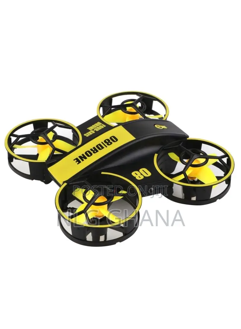 300mah Rechargeable 360o 4-Axis LED Light Rc Drone With Remo