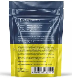 Tumeric, Cuircum and Ginger 120 High Strength Tablet