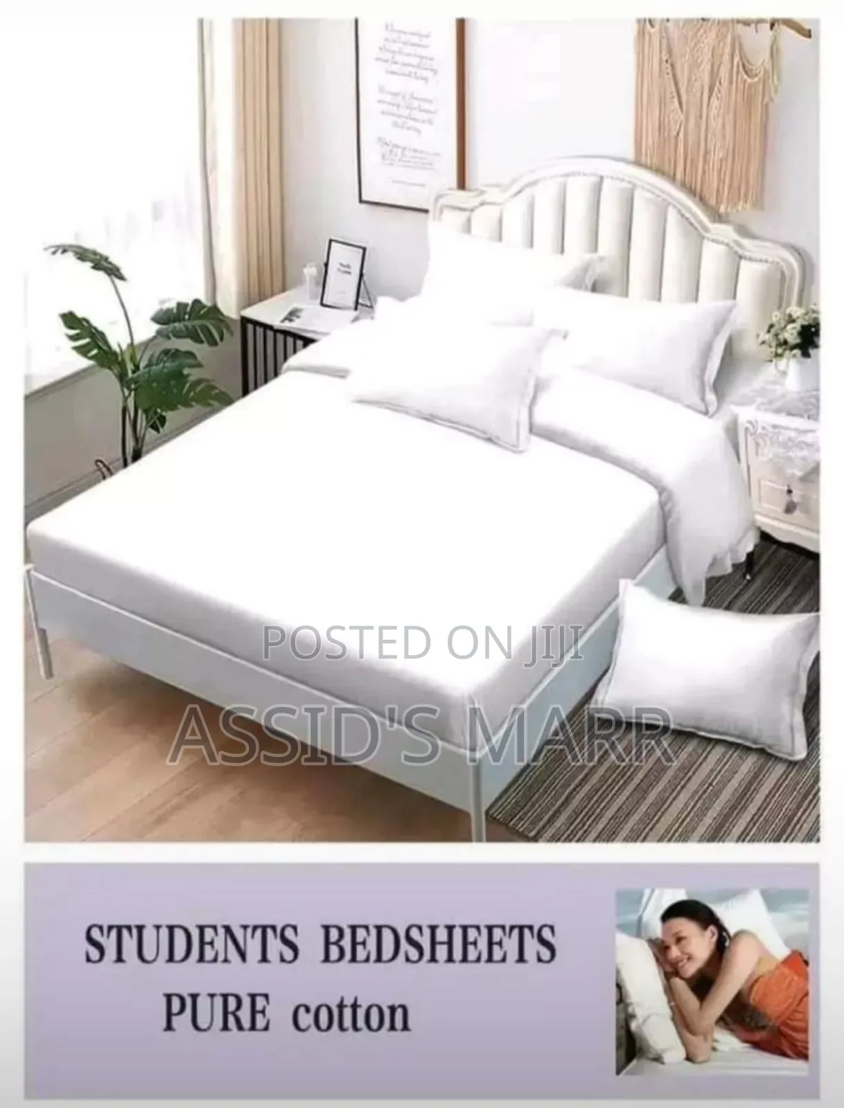 Students White Bedsheets