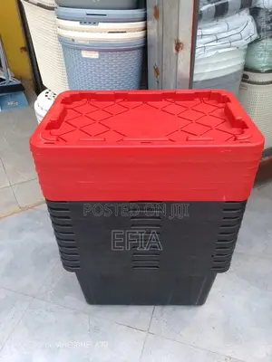 Black Yellow 27gallon Storage Container/Bin/Tote