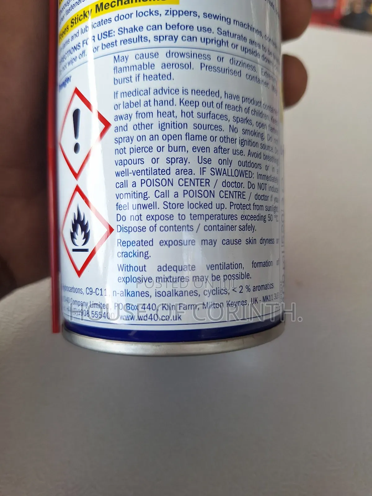 Wd-40 Mutli-Use Lubricant. Original Uk
