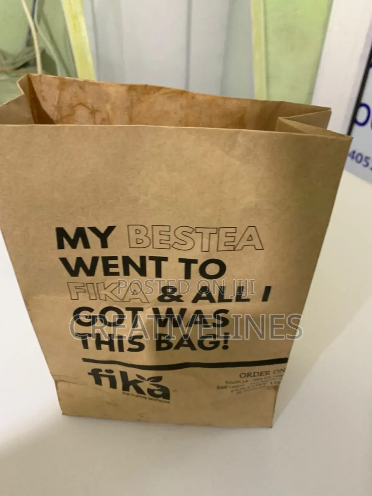 A6 Brown Bag