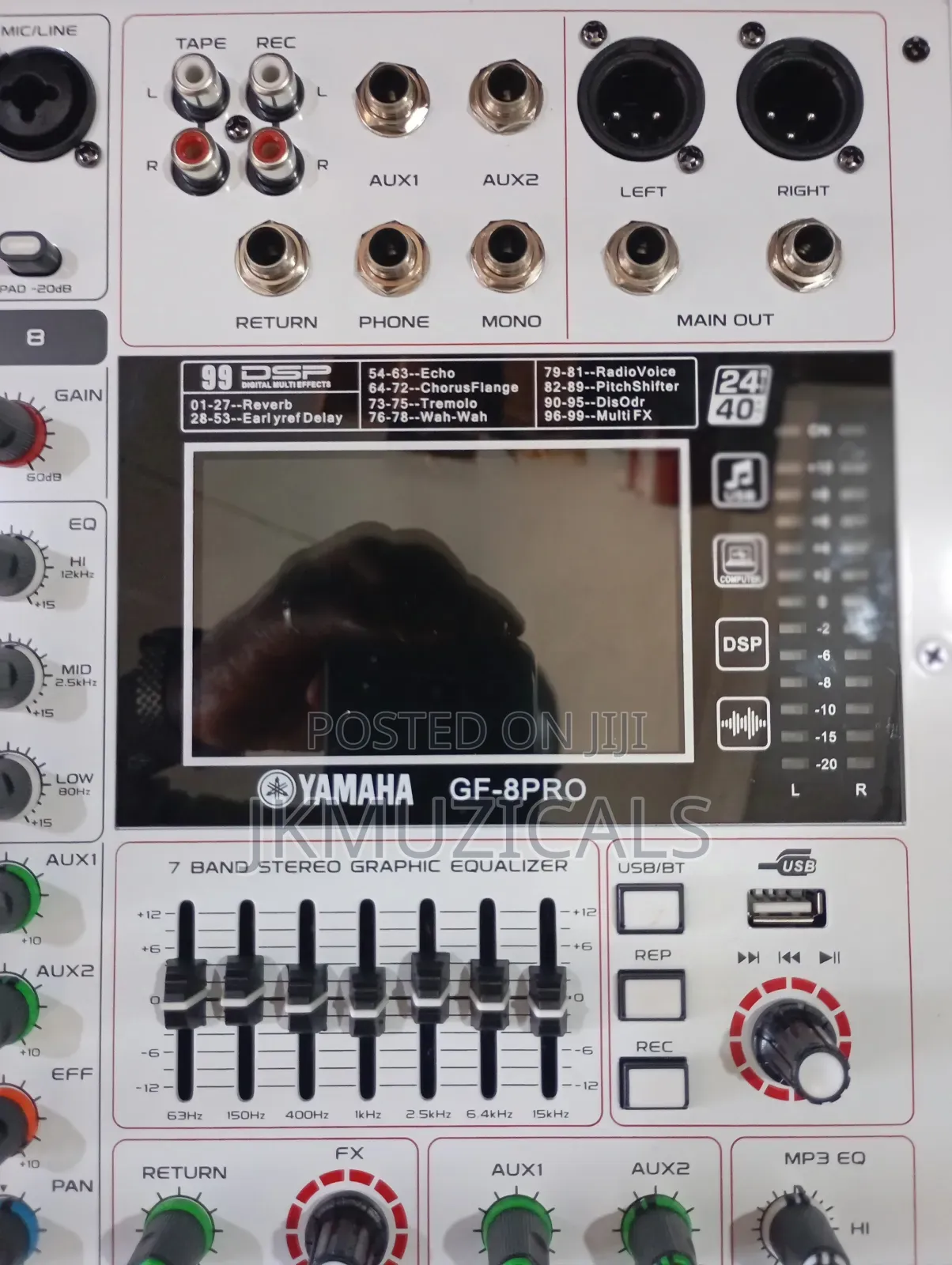 8 Channel Mixer With Sound Card _ Mixing Console
