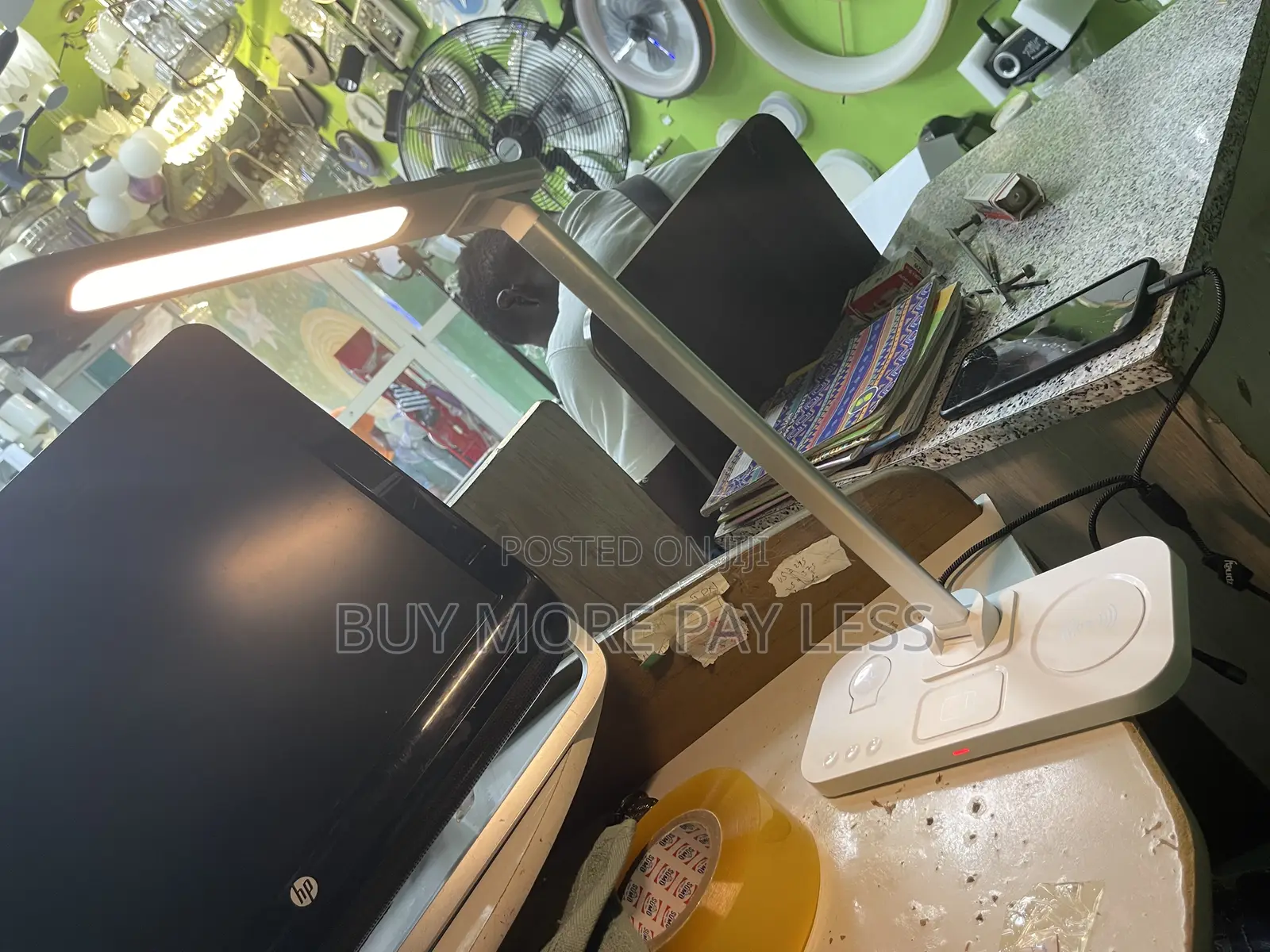 4in1 Table Study Lamp With 15watts Fast Wireless Charger