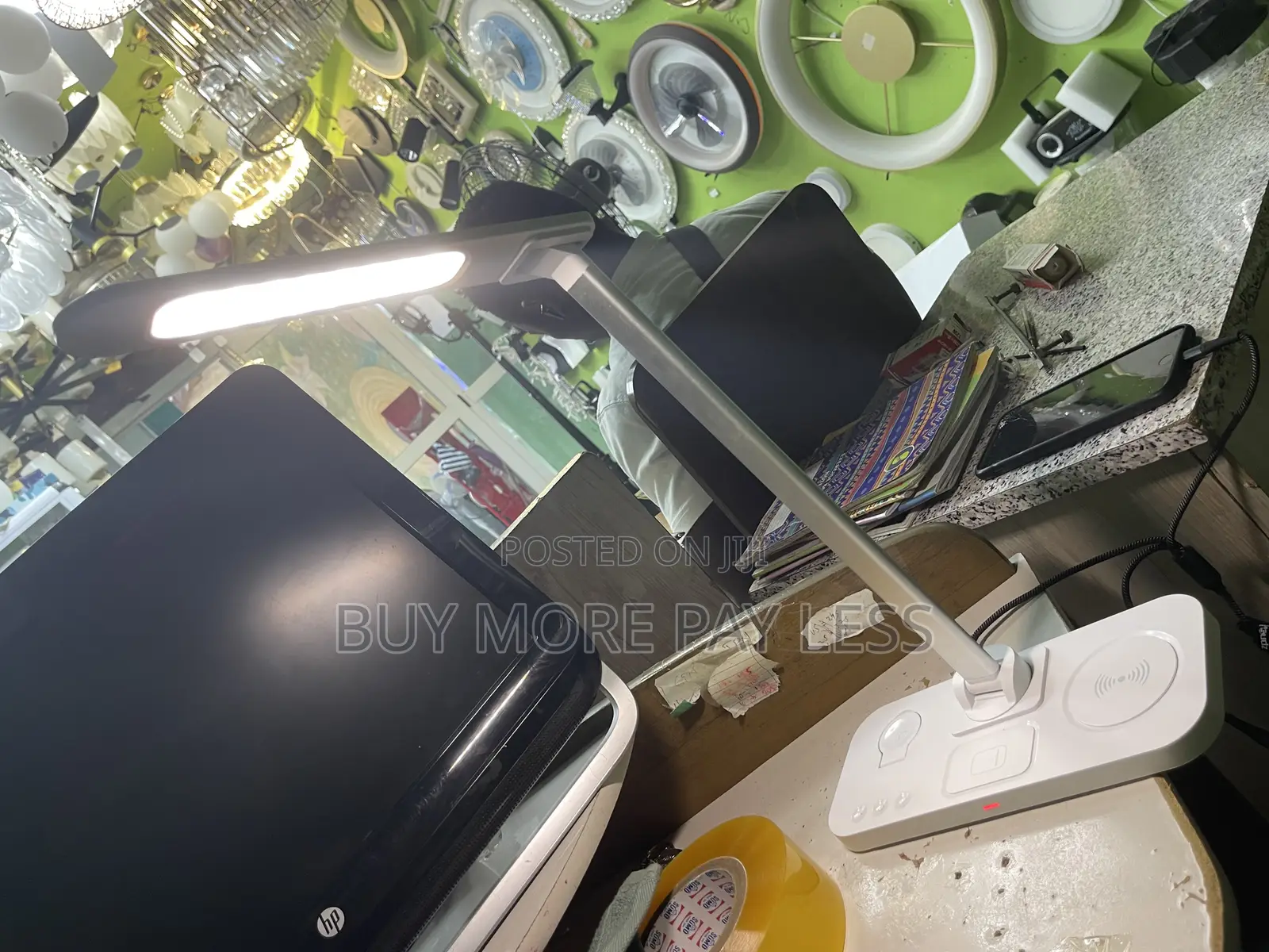 4in1 Table Study Lamp With 15watts Fast Wireless Charger