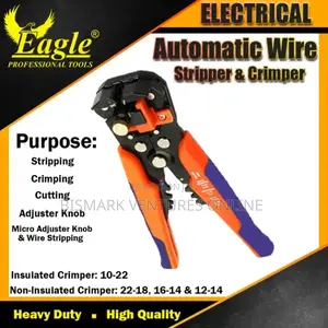 Automatic Wire Stripper and Crimper Self Adjusting