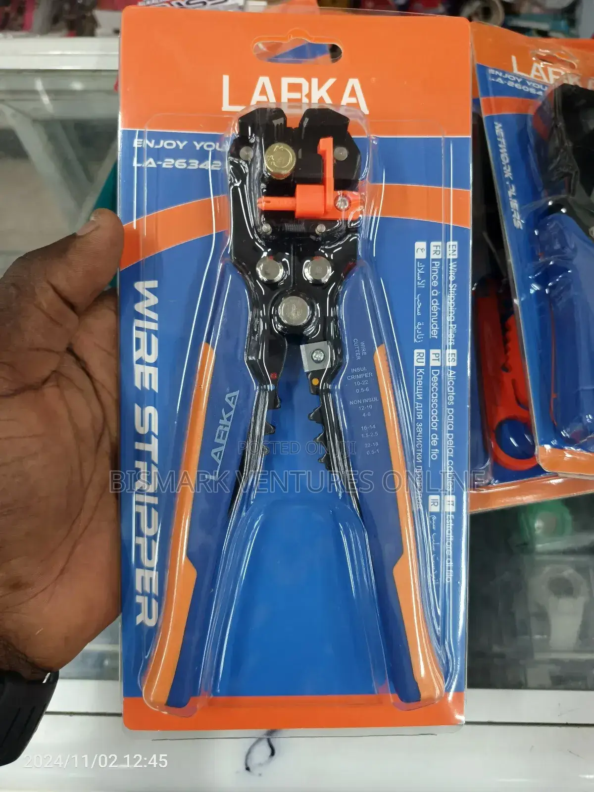 Automatic Wire Stripper and Crimper Self Adjusting