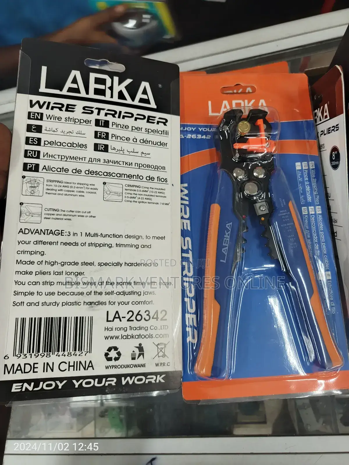 Automatic Wire Stripper and Crimper Self Adjusting