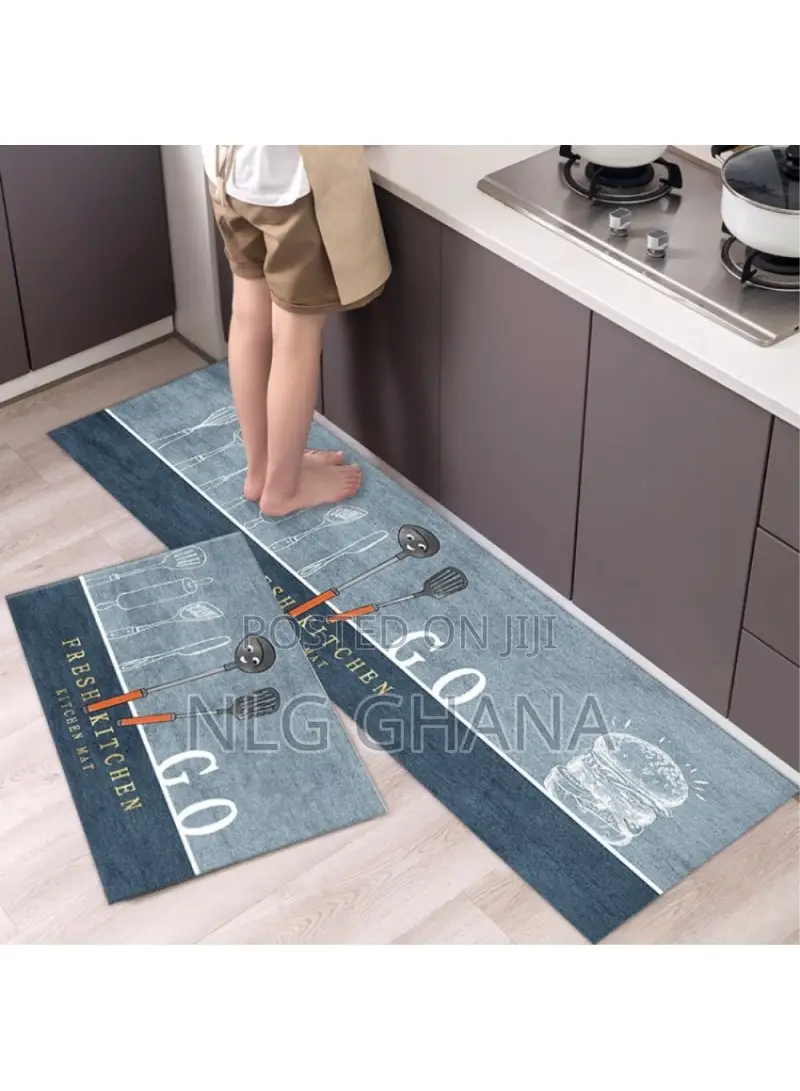 2pcs/Set Non-Slip Anti-Fatigue Cushioned Kitchen Comfort Sta