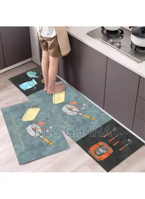 2pcs/Set Non-Slip Anti-Fatigue Cushioned Kitchen Comfort Sta