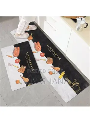 2pcs/Set Non-Slip Anti-Fatigue Cushioned Kitchen Comfort Sta