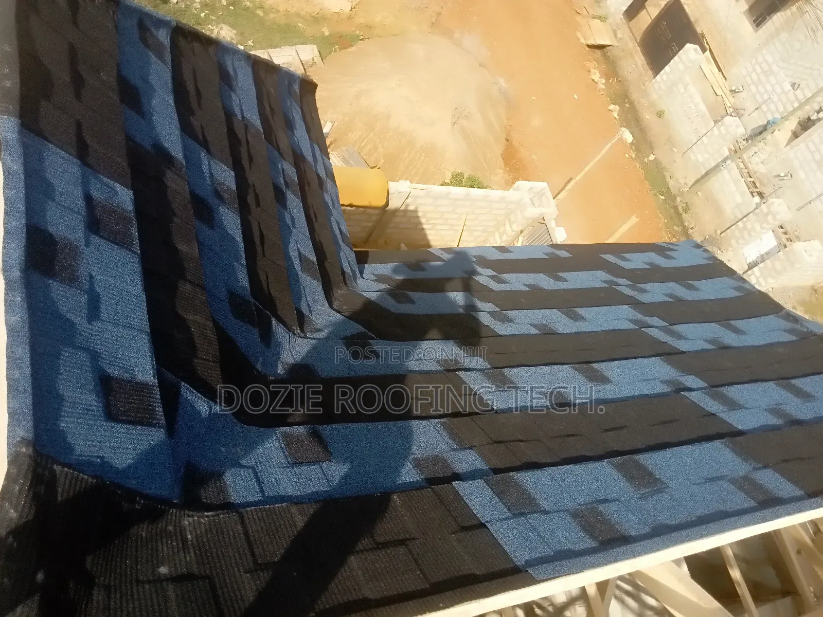 Parapet Woodwork and Installation of Stone Coated Sheets