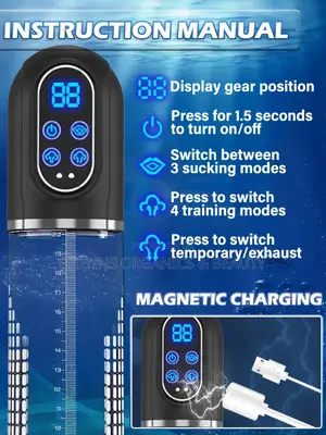Electric Automatic 2in1 Ipx 7 Waterproof Vacuum Penis Pump