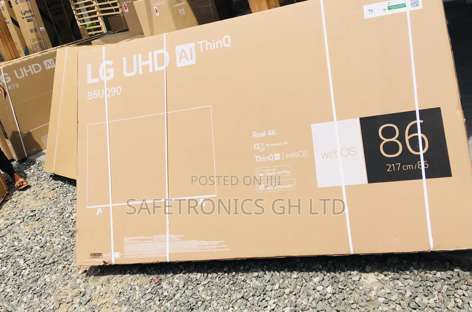 Original New Black 86 Inch Smart LG LED UR78000 Tv
