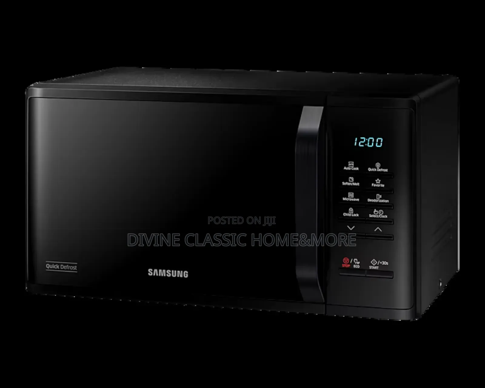 Samsung 23l Solo Microwave Oven Ms23f301tak – Black