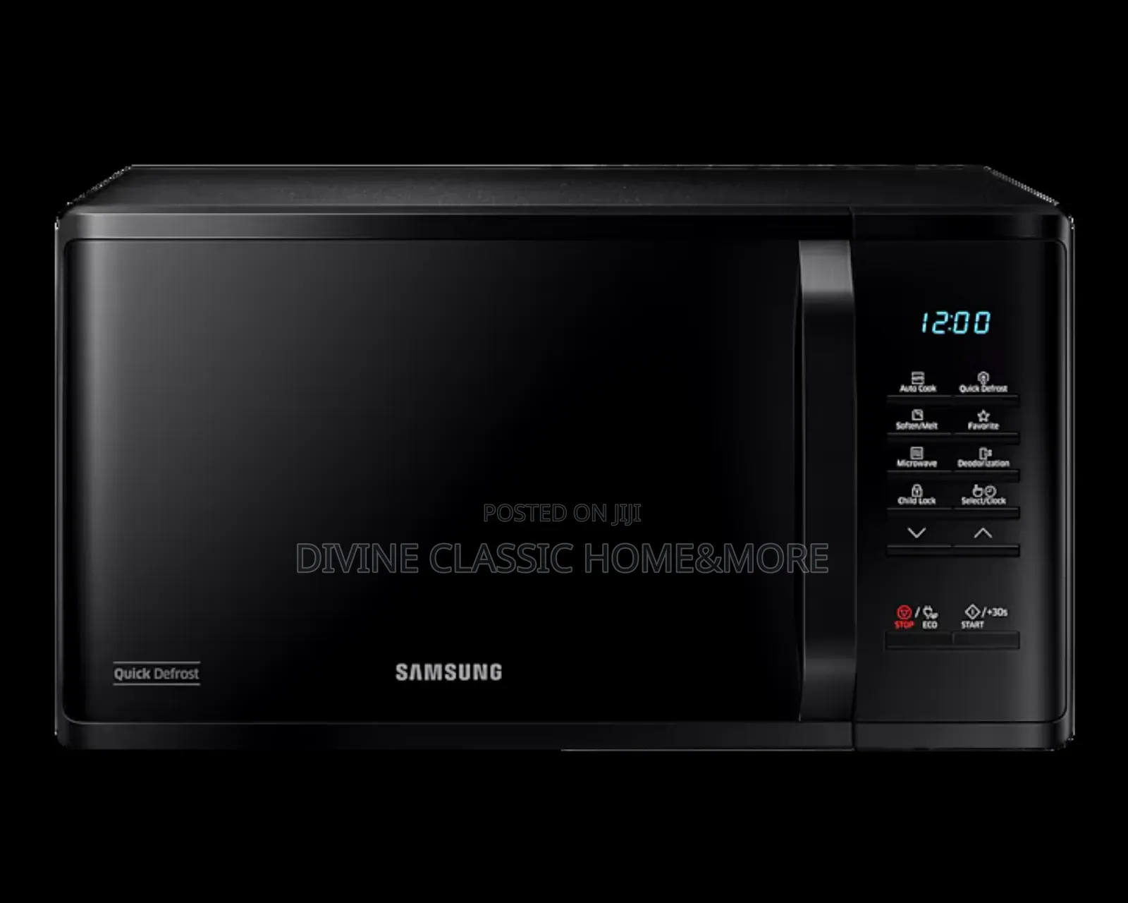 Samsung 23l Solo Microwave Oven Ms23f301tak – Black