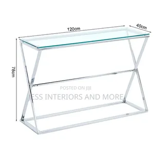 Glass Console Table