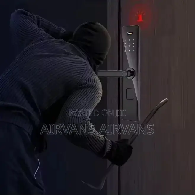 Smart Door Lock (Mobile App+Fingerprint+Keys+Password+Cards)