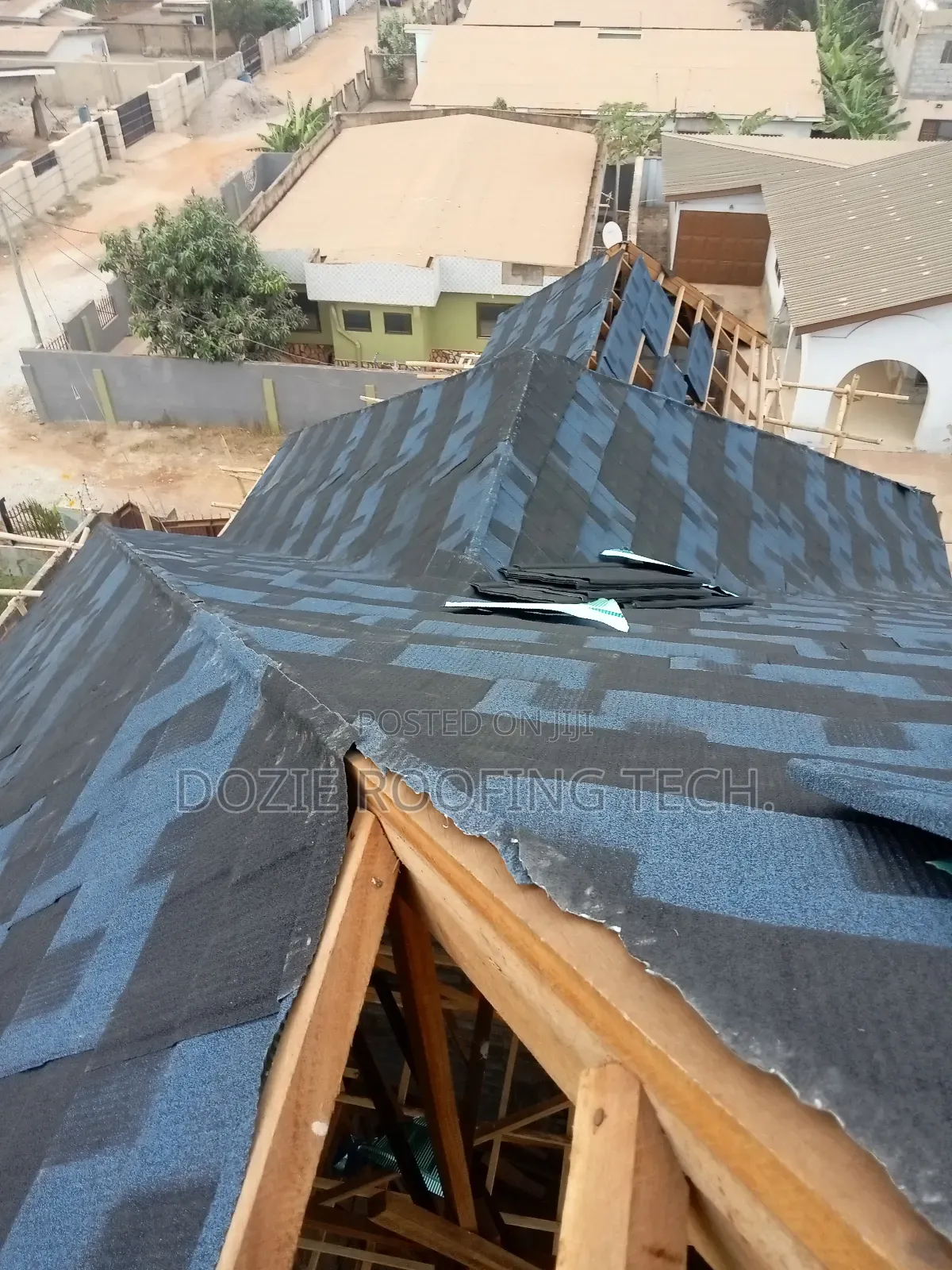 Different Colors of Shingle Installation
