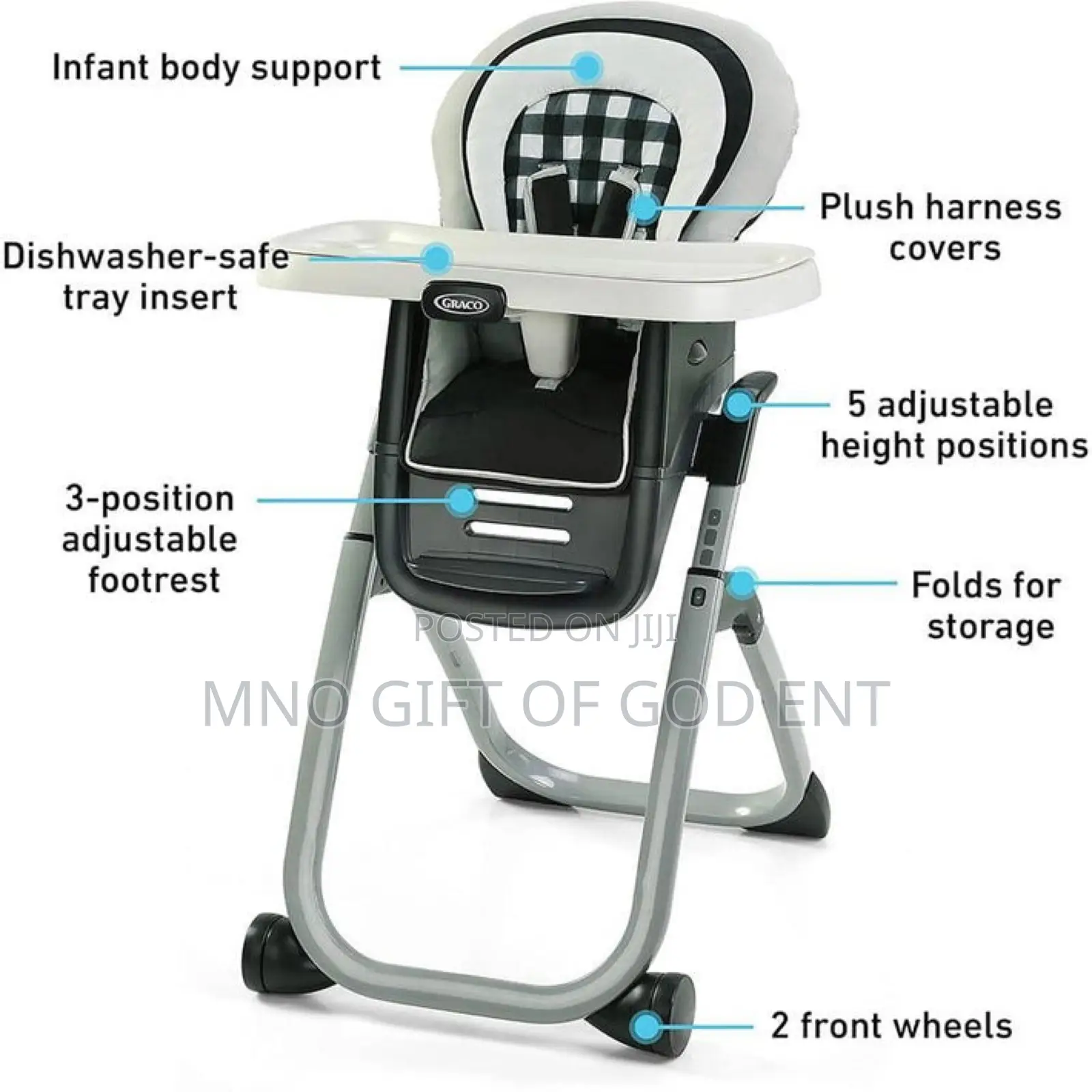 Graco Duodiner DLX 6-in-1 Baby High Chair From U.S.
