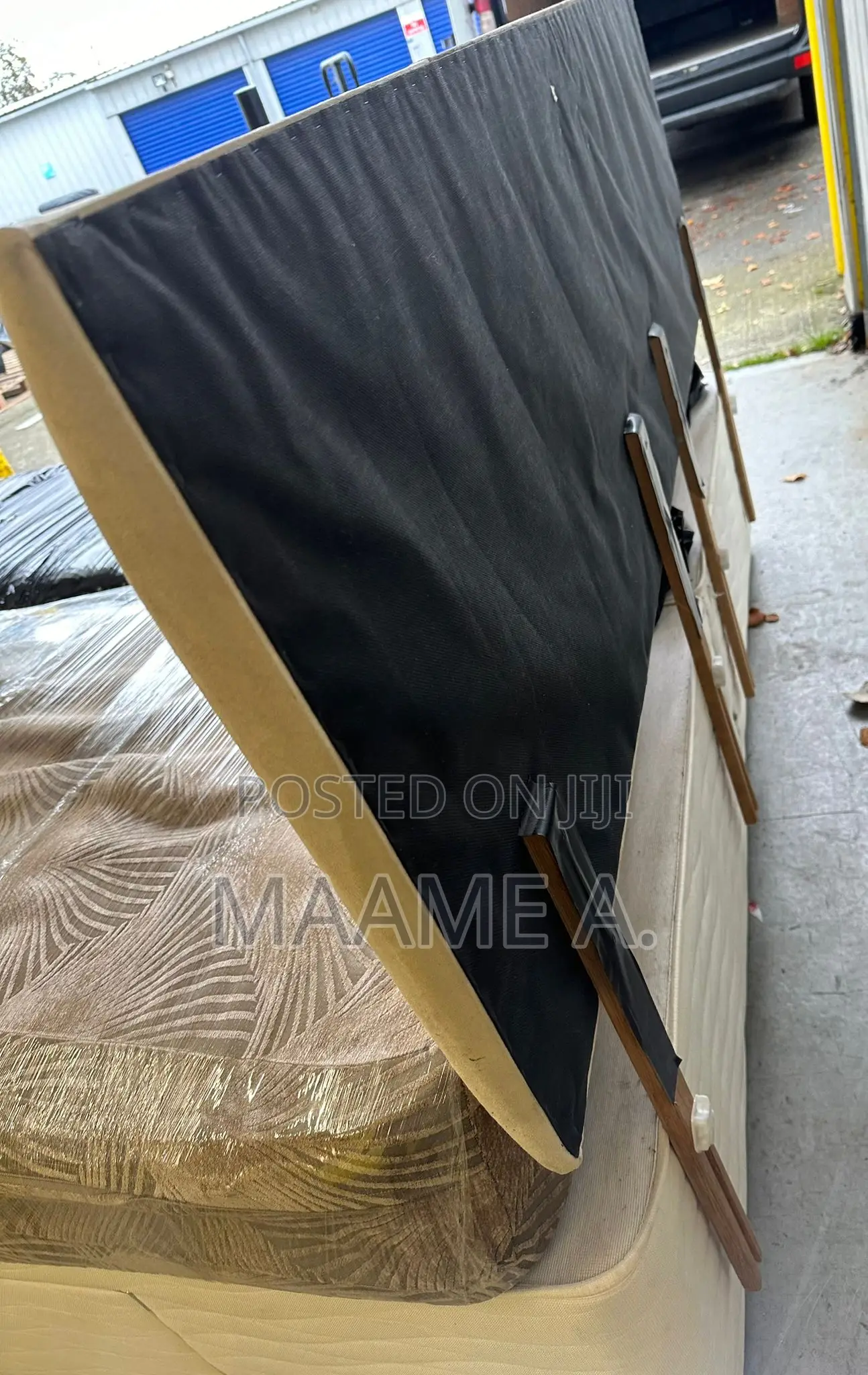 Divan Double Bed With Head Board and Storage