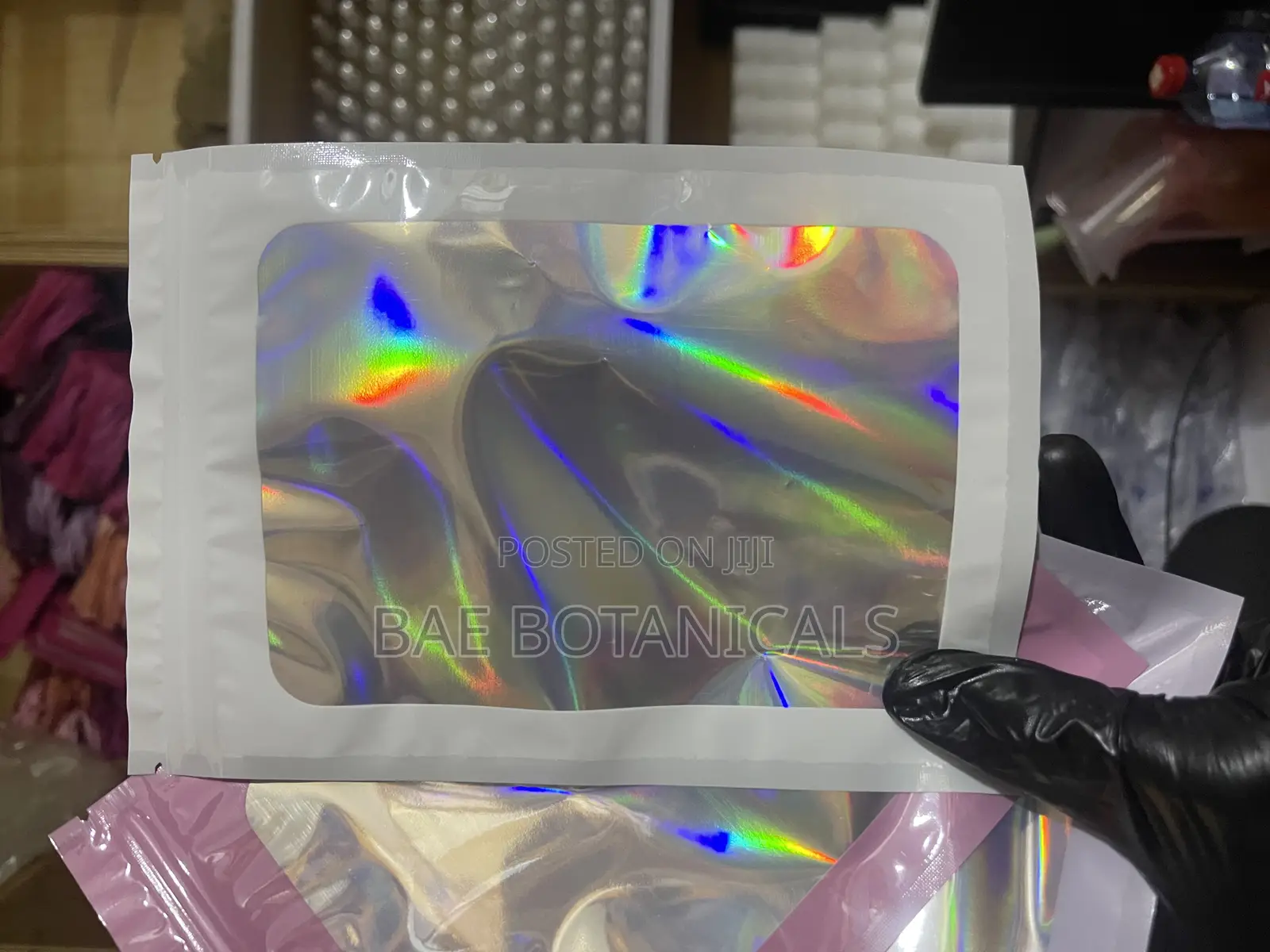 Framed Holographic Pouches
