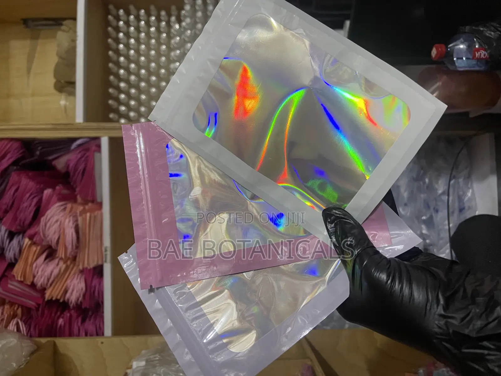 Framed Holographic Pouches