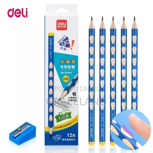 Original Deli Jumbo Groove Graphite Pencil (12 Per Box)