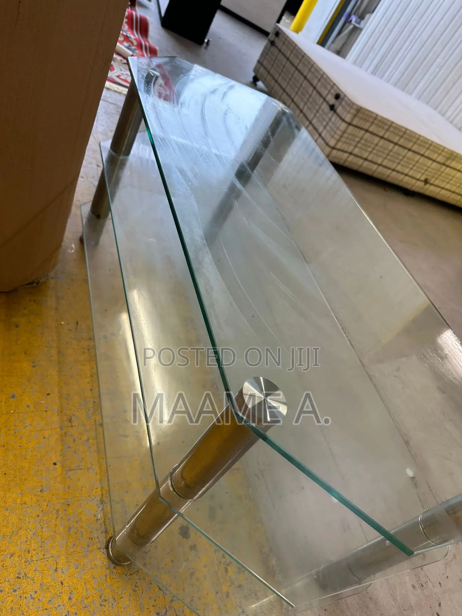 Clear Glass Center Table