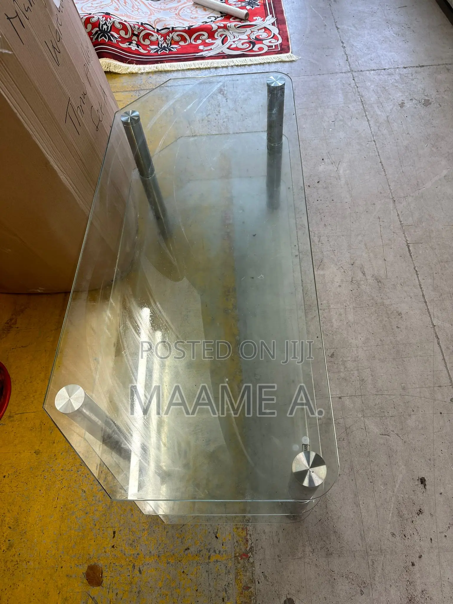 Clear Glass Center Table