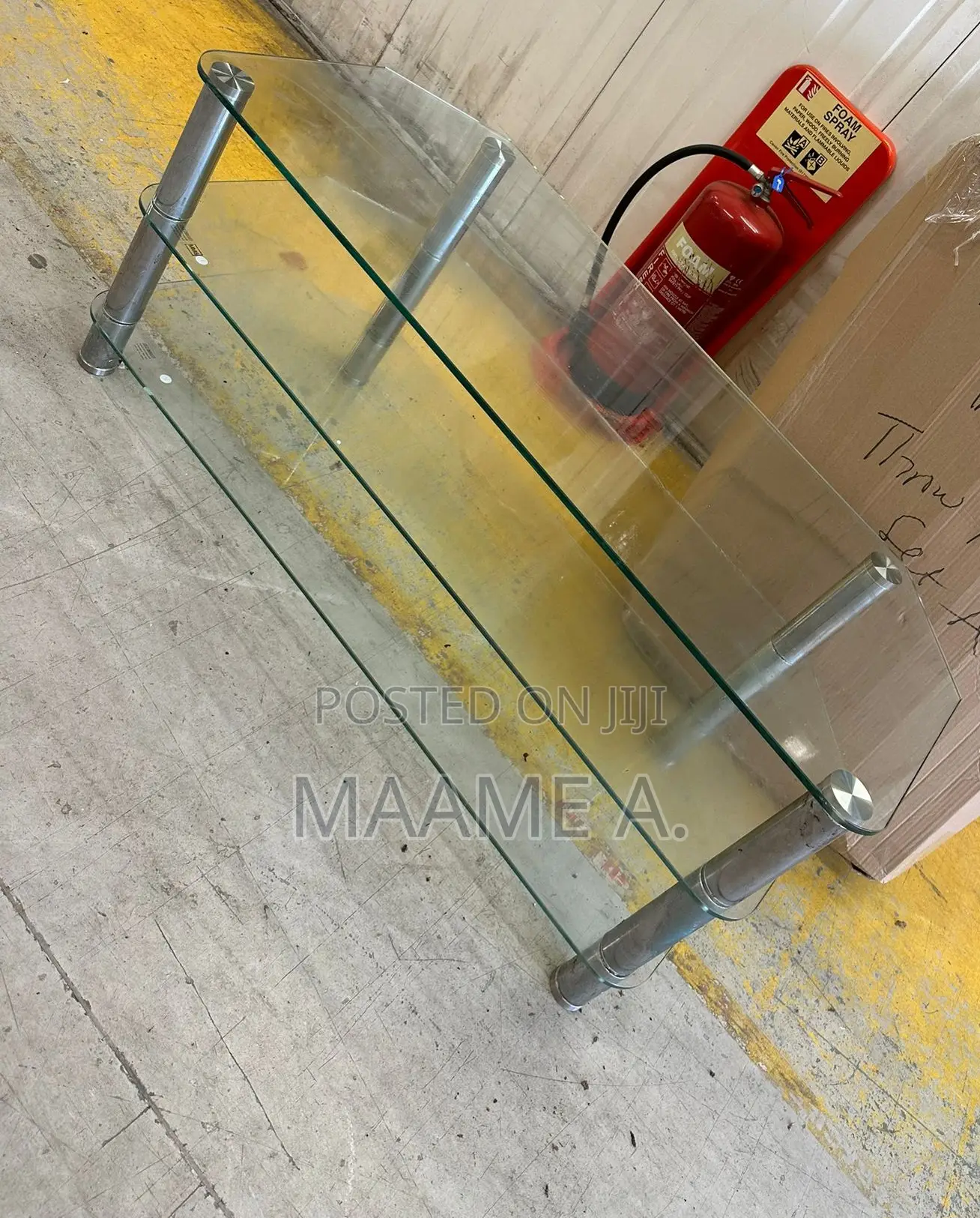 Clear Glass Center Table