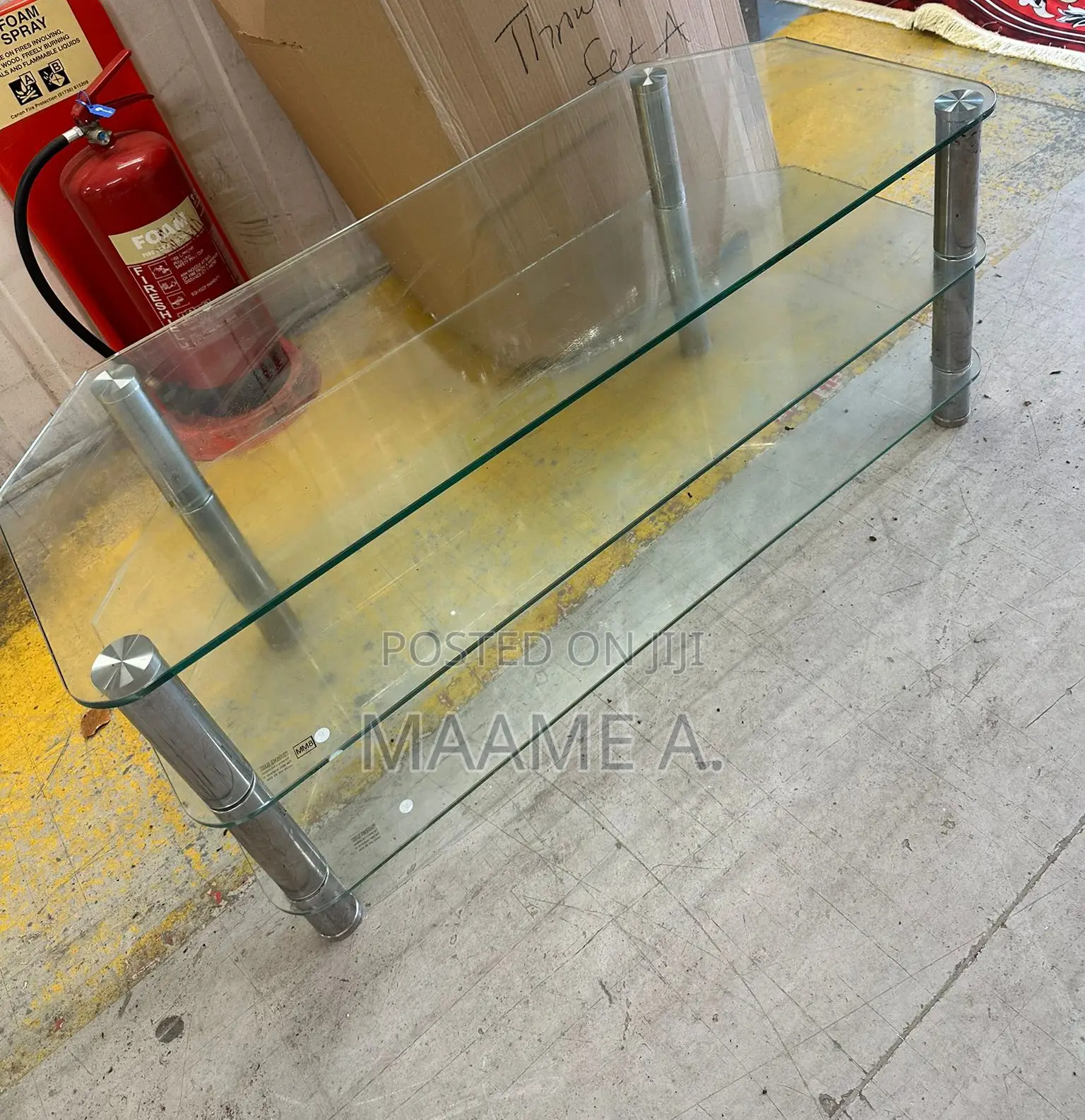 Clear Glass Center Table