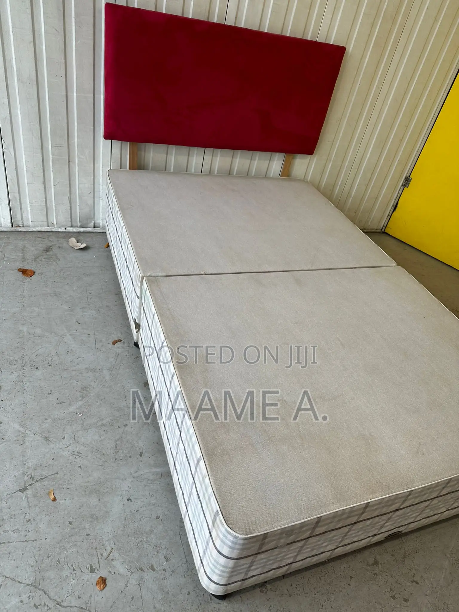 Bed Frame With Head Rest