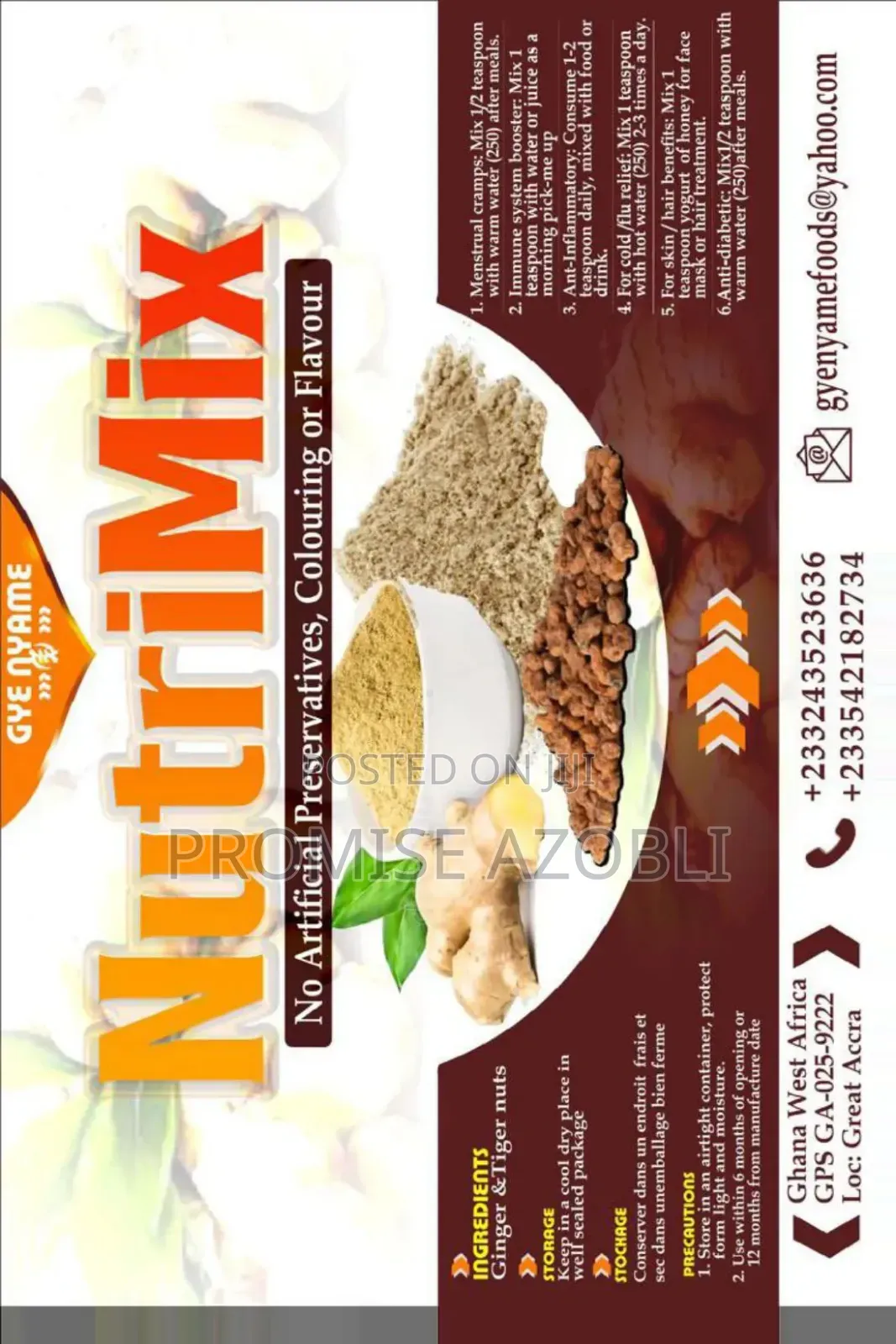 Tiger Nut and Ginger Powder