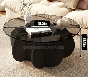 Glass Coffee Table (Black)