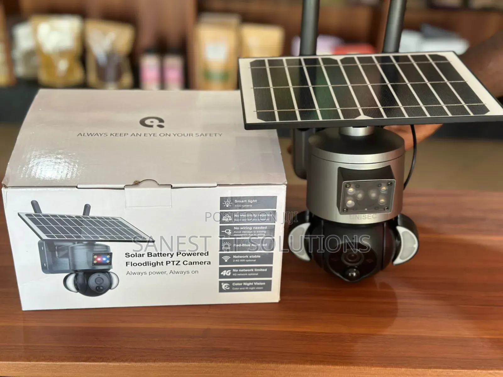 3mp Wifi Solar Dual Lens CCTV Camera