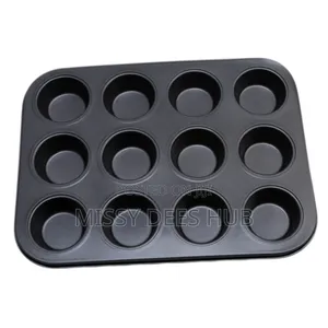 Non-Stick Cupcake Tray - 12 Holes