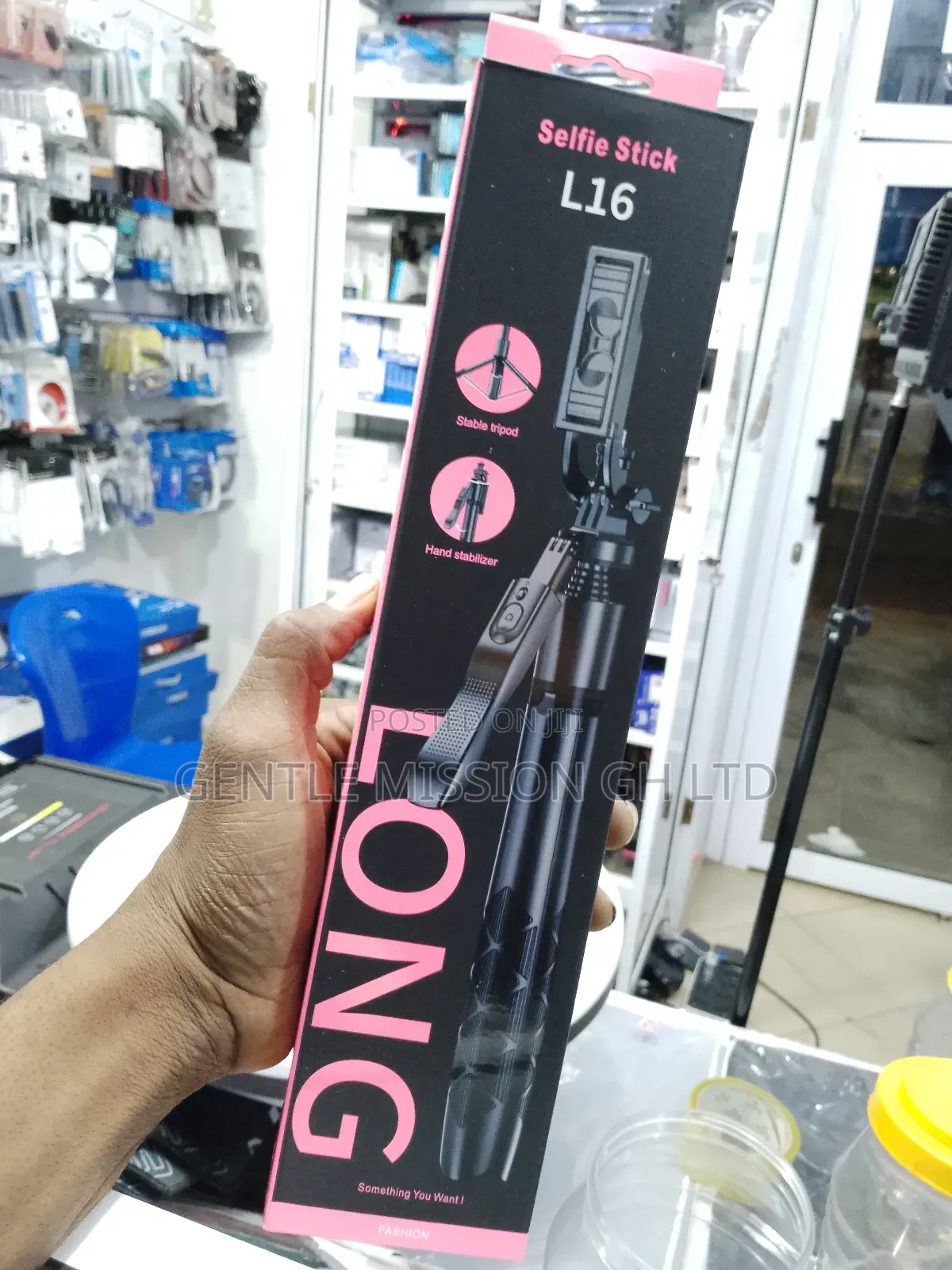 Selfie Stick With Stabilizer 153cm Length (L16)