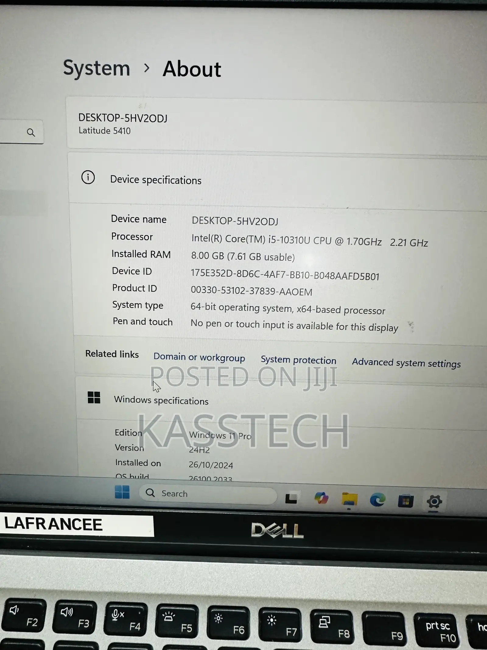 Laptop Dell Latitude 5410 8GB Intel Core I5 SSD 256GB