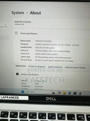 Laptop Dell Latitude 5410 8GB Intel Core I5 SSD 256GB