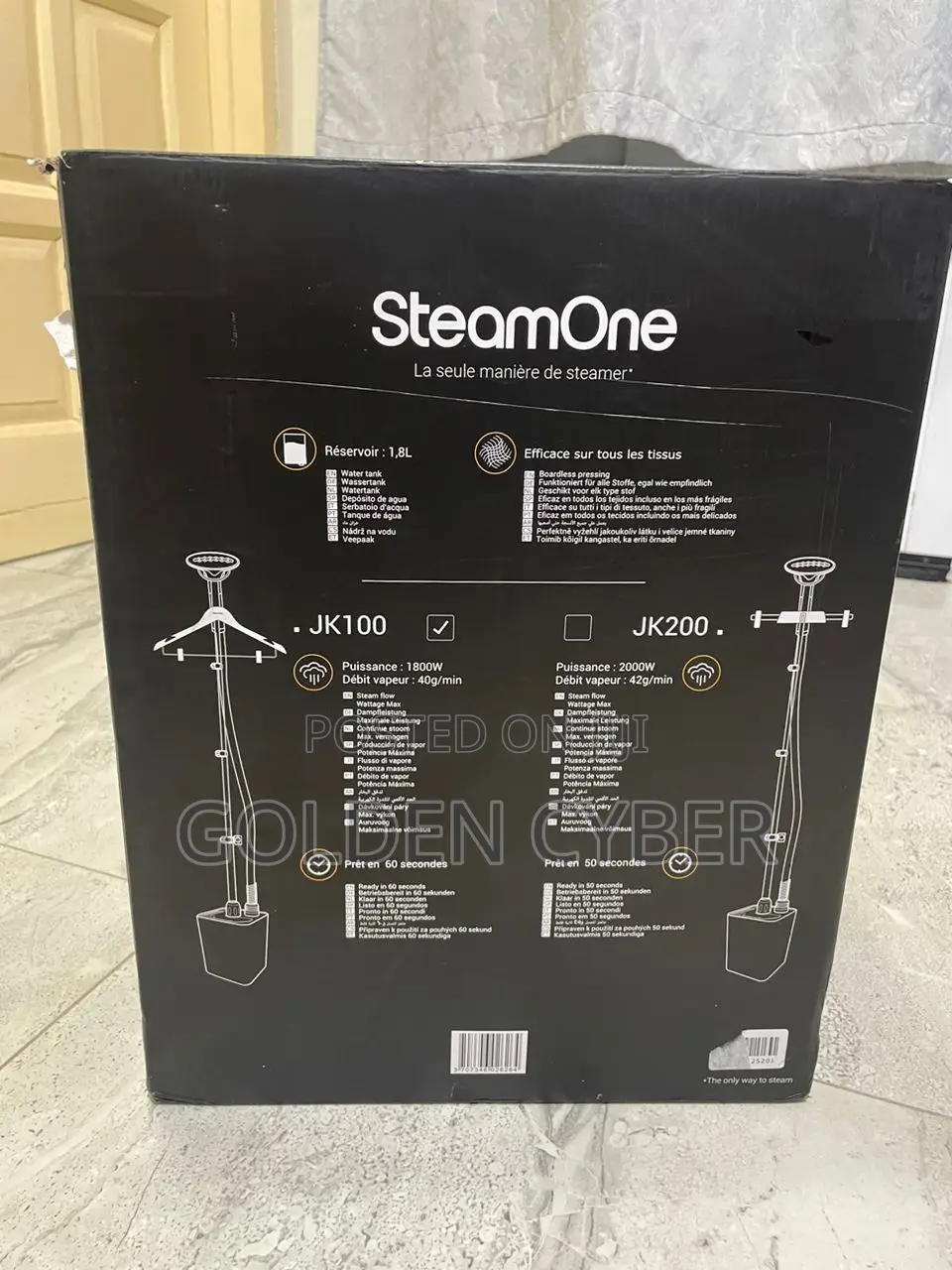 Steamone JK100 Black (Steam Iron)
