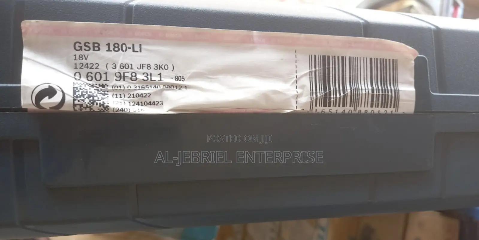 BOSCH GSB 180 Li Professional Cordless Drill With 2batteries