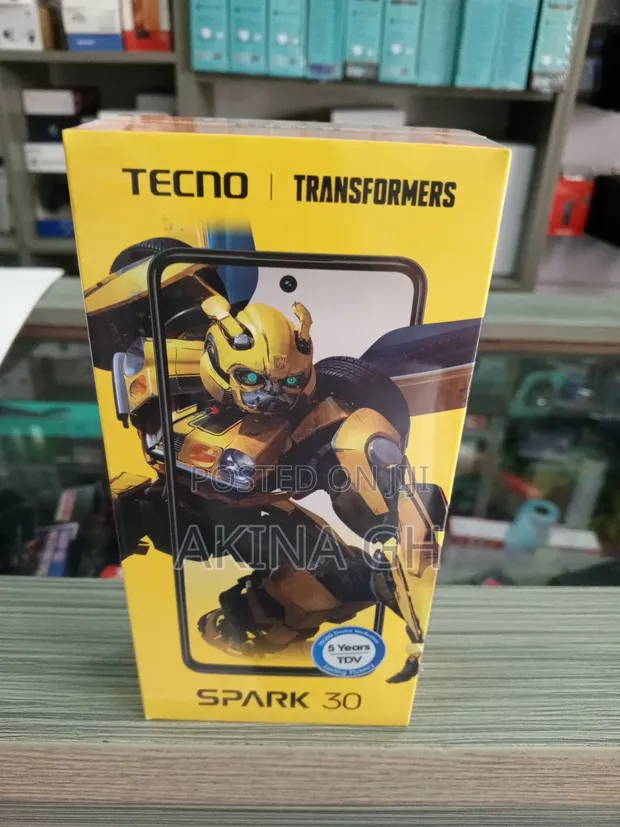 New Tecno Spark 30 128 GB Black