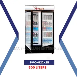 Pearl 500liters Double Door Display Refrigerator