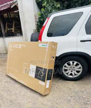 Elegant Black Lg 75ur7800 75” Uhd Smart Electric Tv.